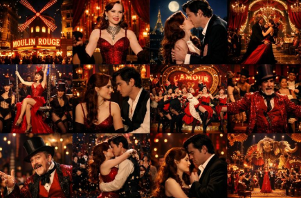 뮤지컬 영화 물랑루즈 장면
