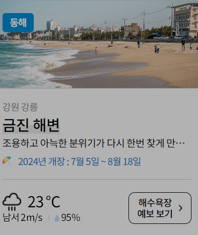 해수욕장 개장