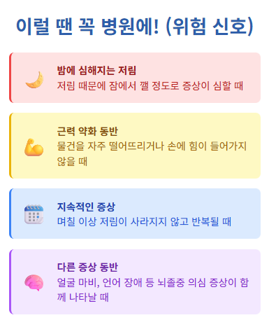 손끝이 저린이유 손끝 저림 원인, 혹시 손목터널증후군일까요? 원인 해결책