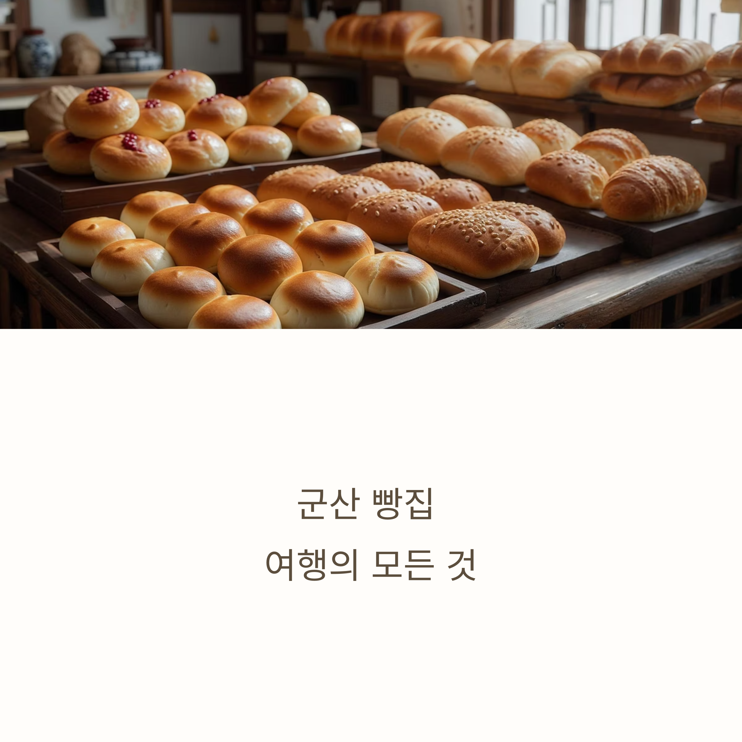 군산 빵집 여행