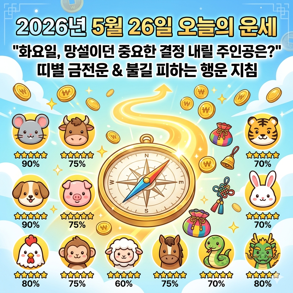 5월26일 오늘의 운세
