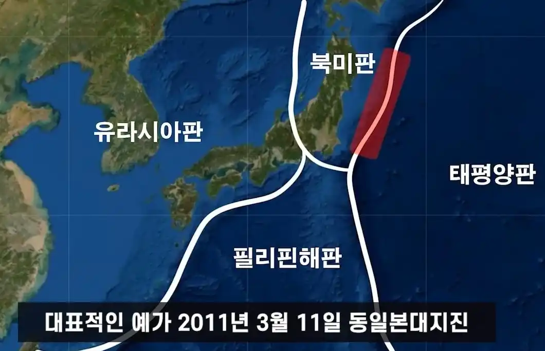 30년 이내 지진 발생 확률 : 70~80%
