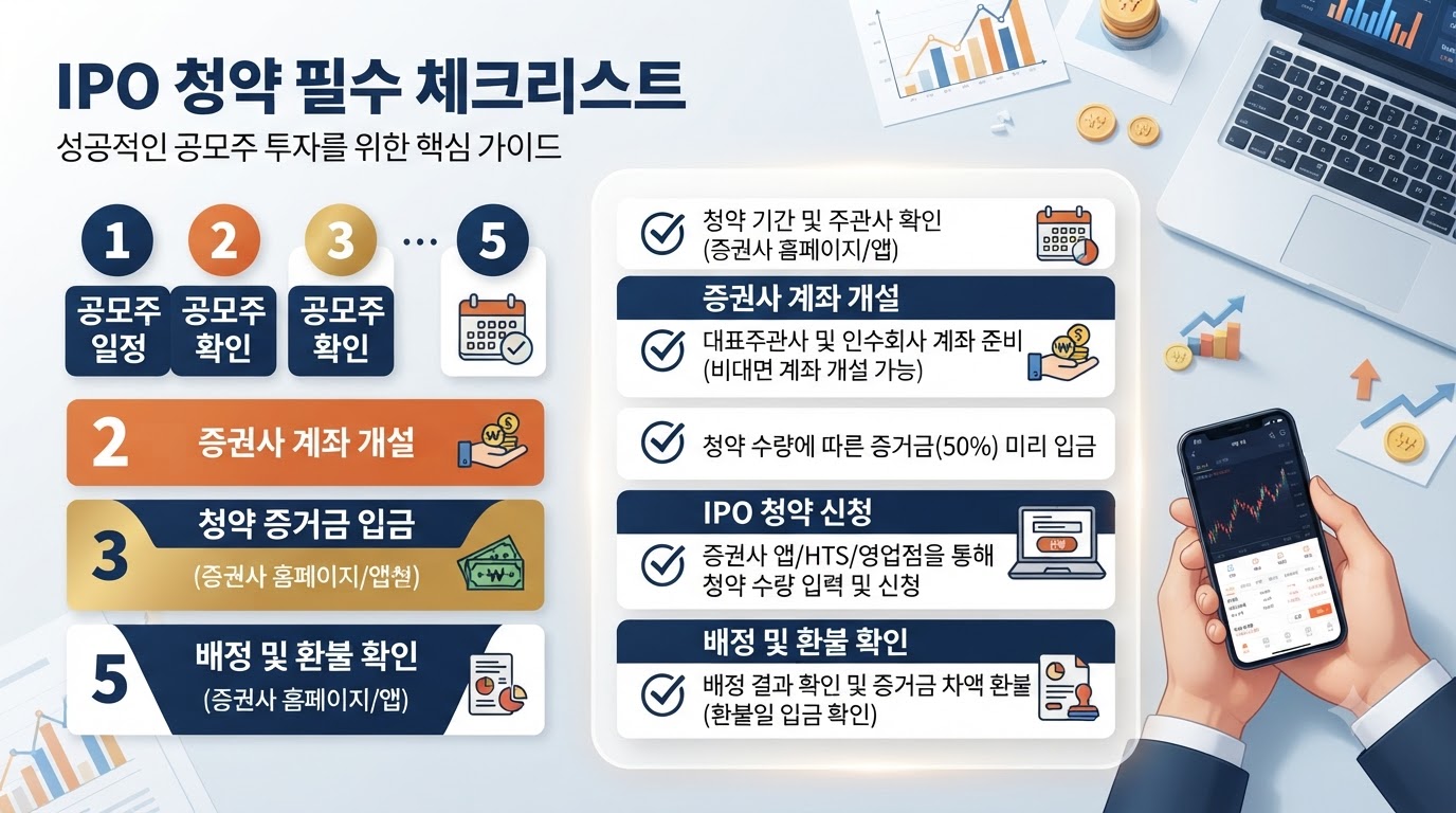 공모주 청약 전 반드시 확인해야 할 최종 체크리스트