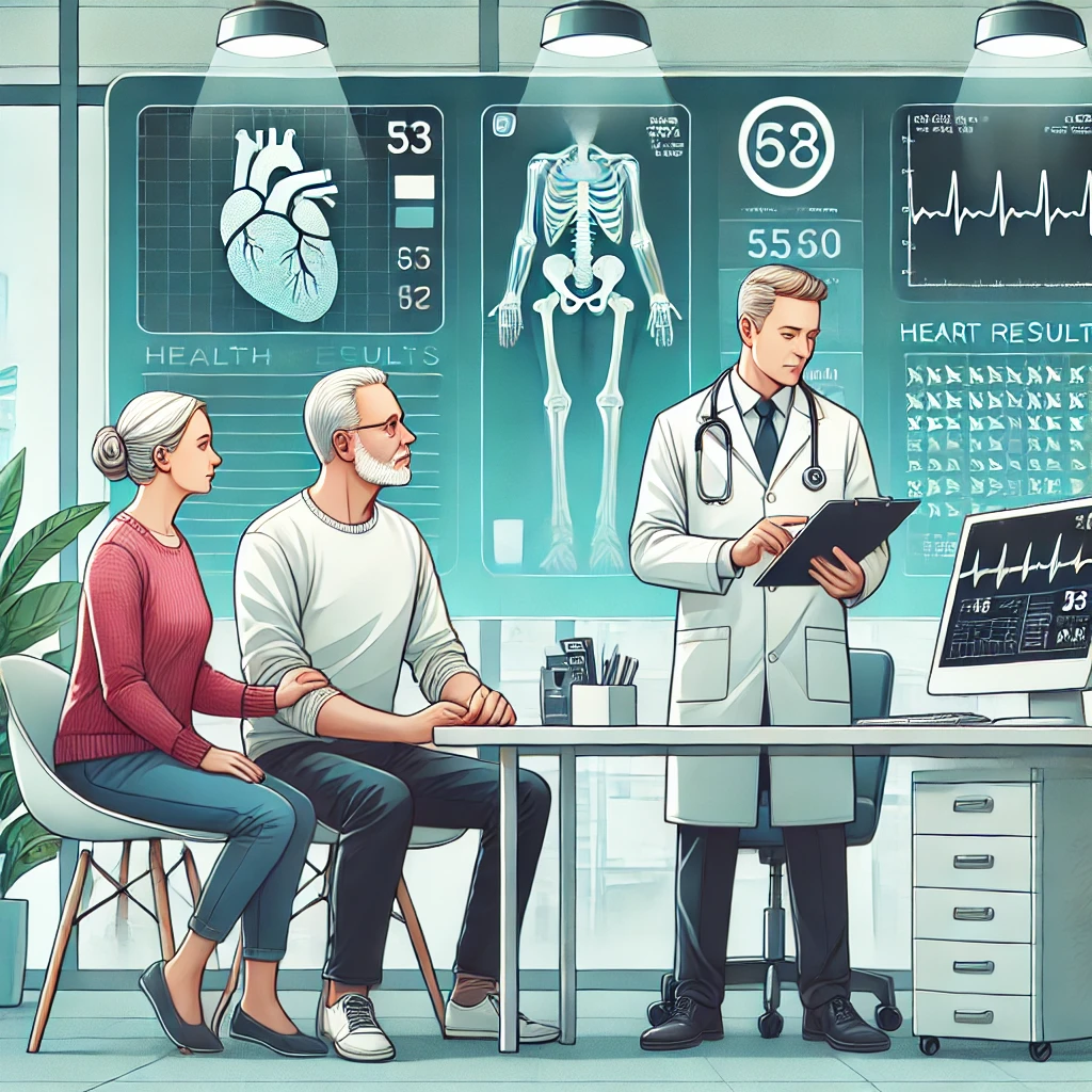 건강검진받는 이미지