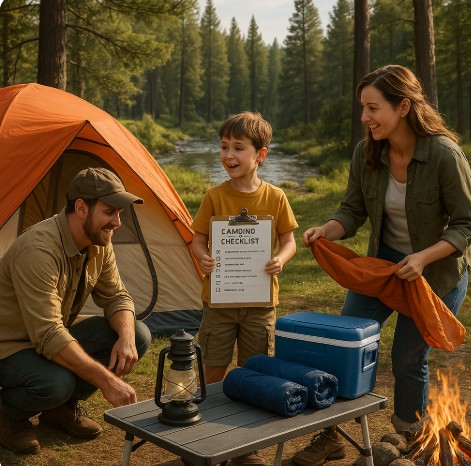 초등학생 자녀와 첫가족 캠핑 준비 가이드 : 추천 장소부터 비용 필수 준비에 관한 이미지