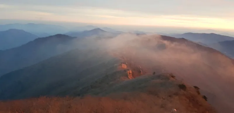 울산 가지산 일출 산행