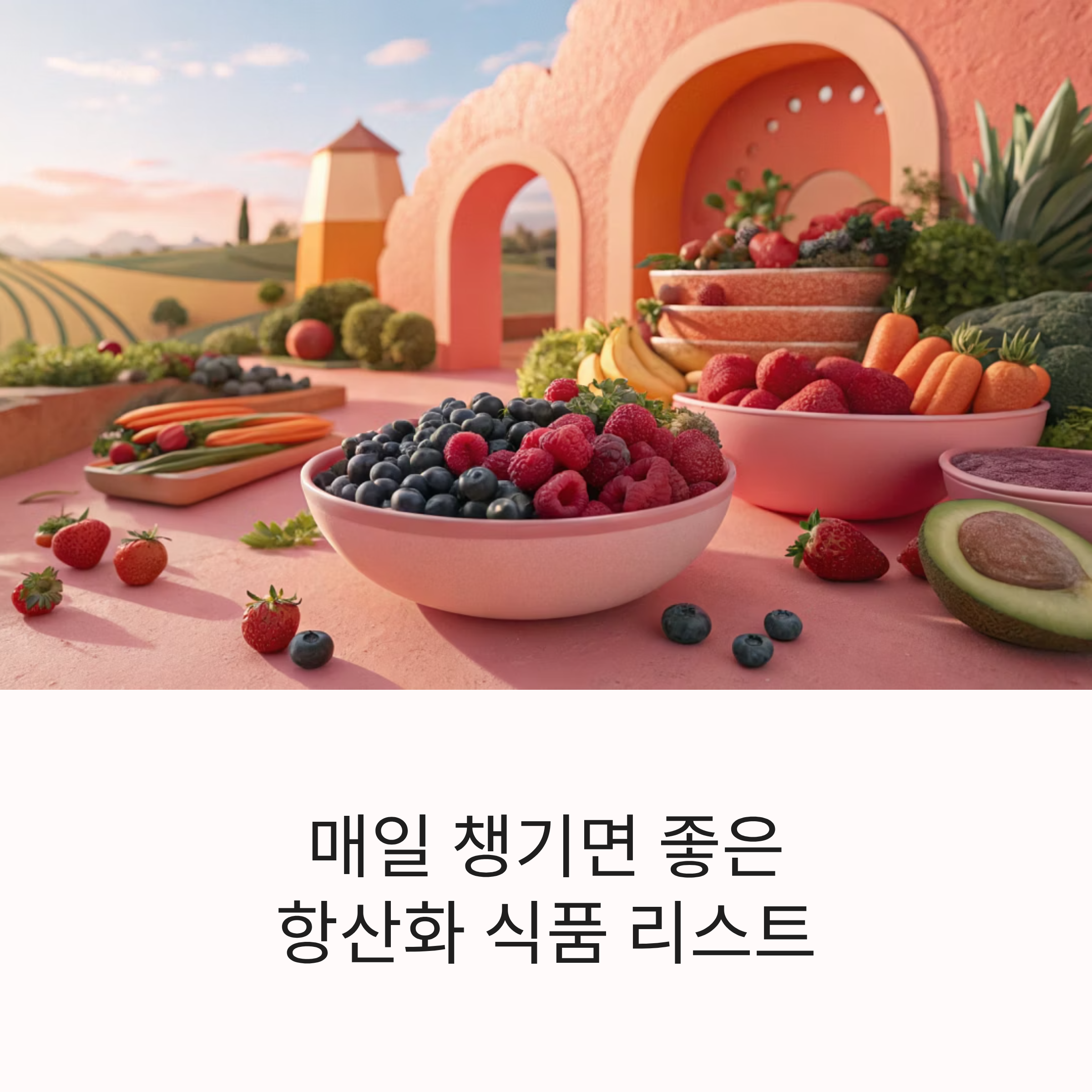 항산화 식품 리스트