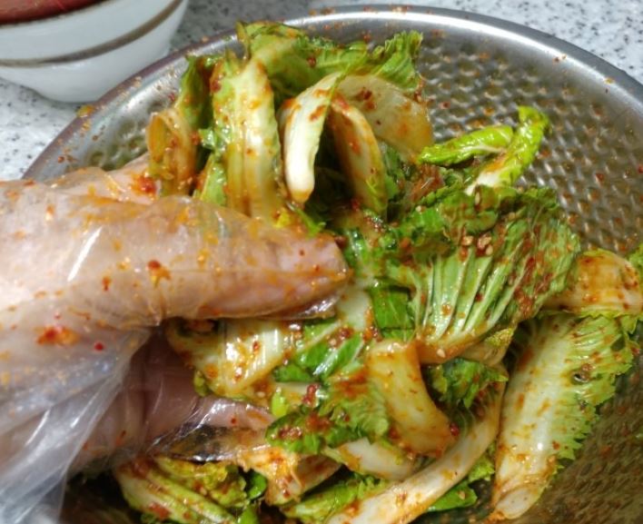 백종원 봄동겉절이 만드는 법
