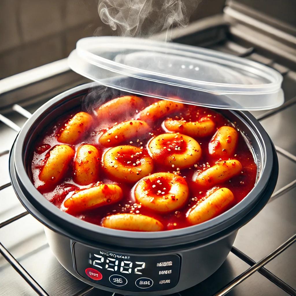 전자레인지 떡볶이