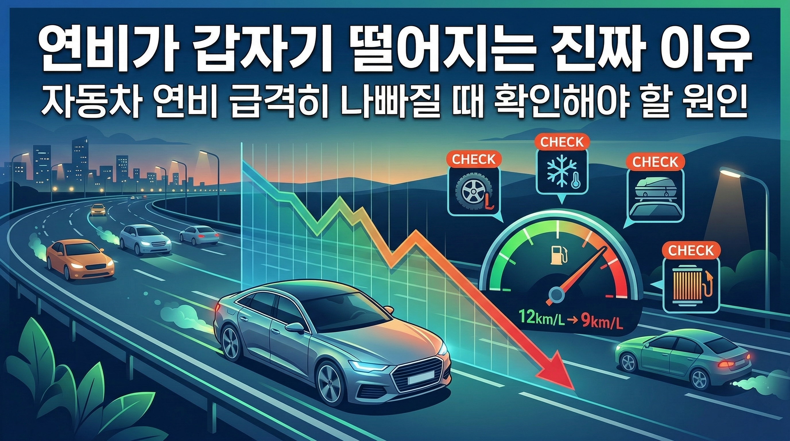 연비가 갑자기 떨어지는 진짜 이유
