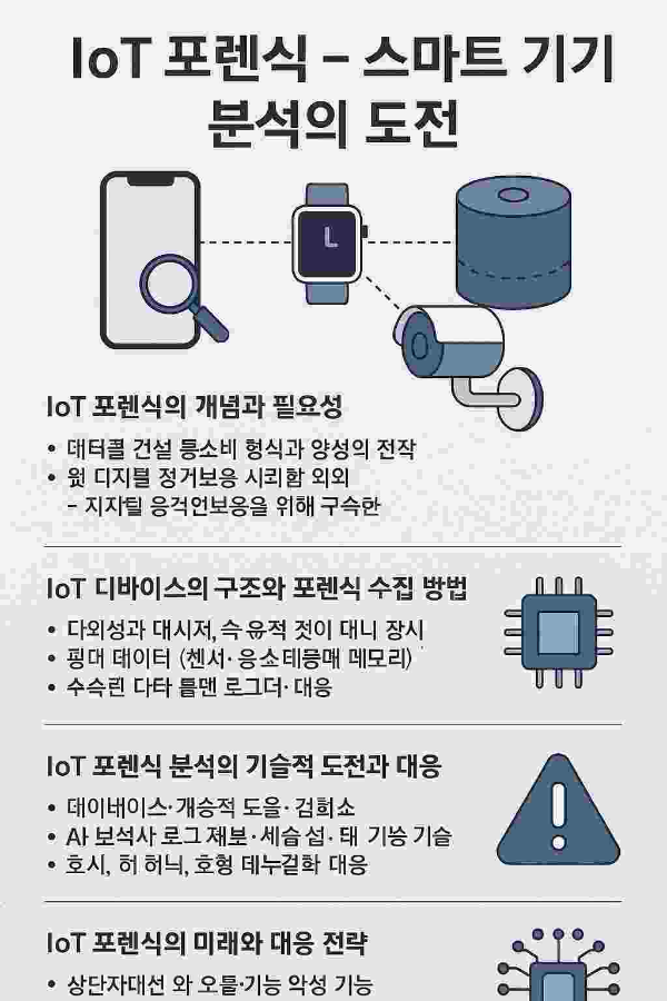 IoT 포렌식 – 스마트 기기 분석의 도전