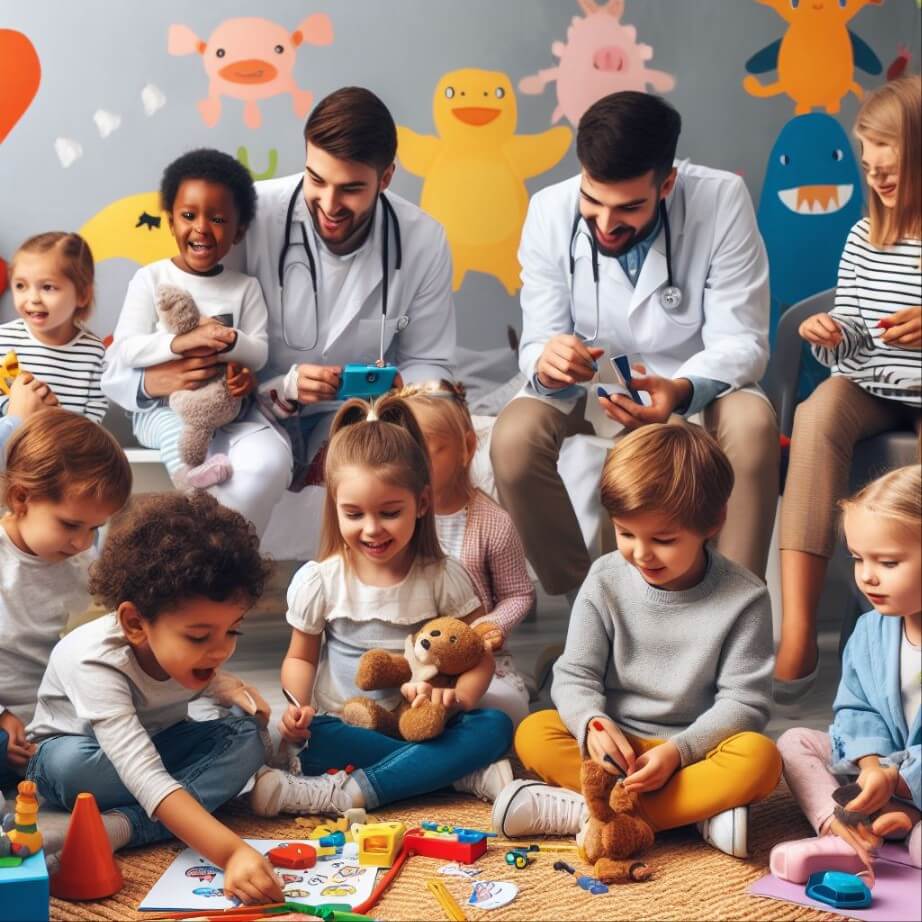 웃고 있는 아이들