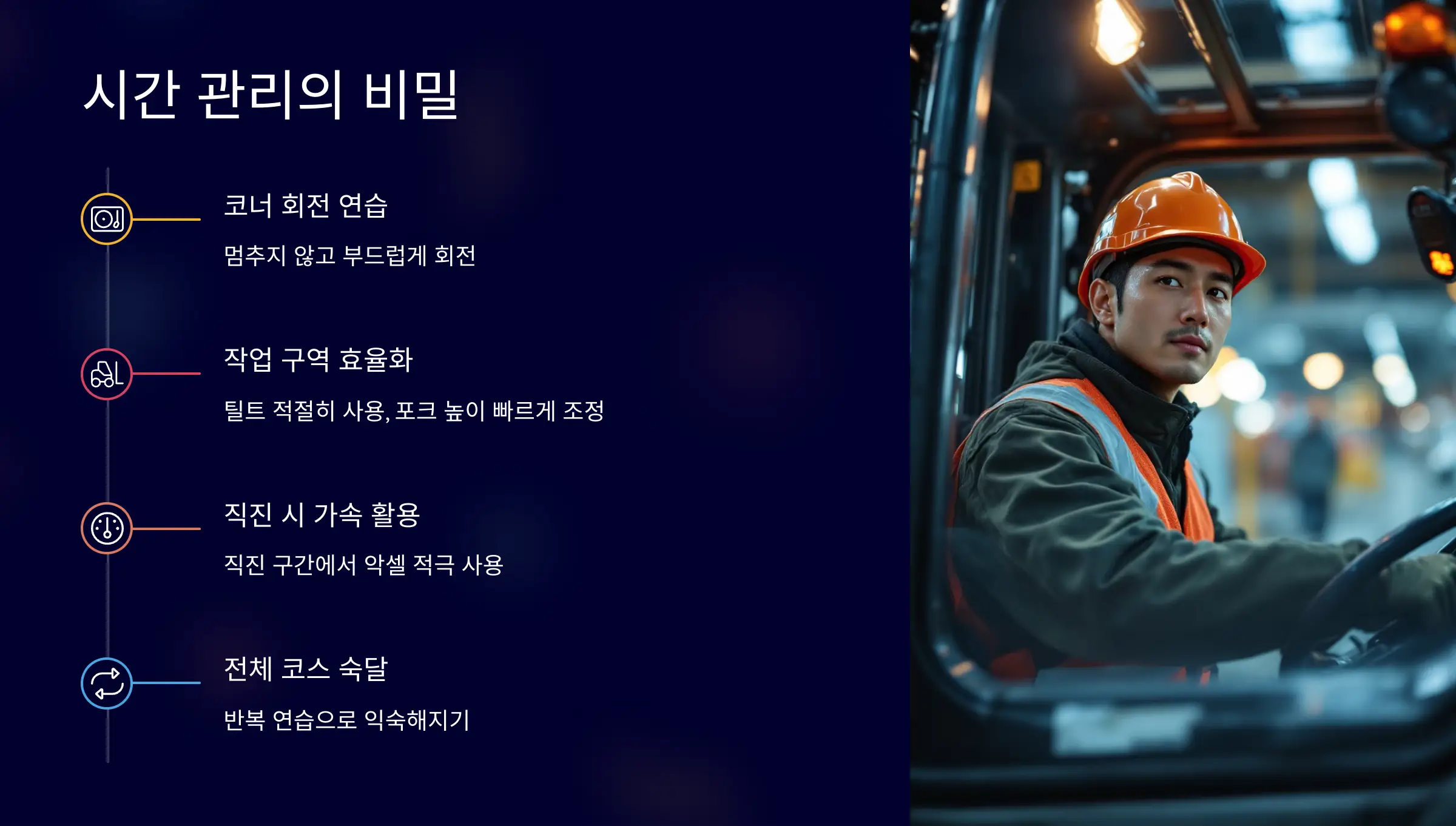 지게차 운전기능사 자격증 실기 꿀팁, 시험 코스, 작업 순서, 실격 사유, 시간 관리, 감점 항목