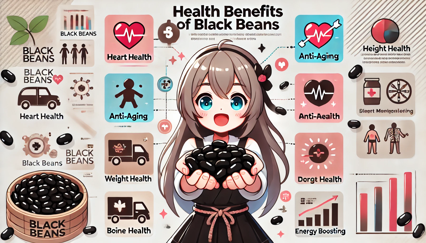 검은콩의 다양한 효능