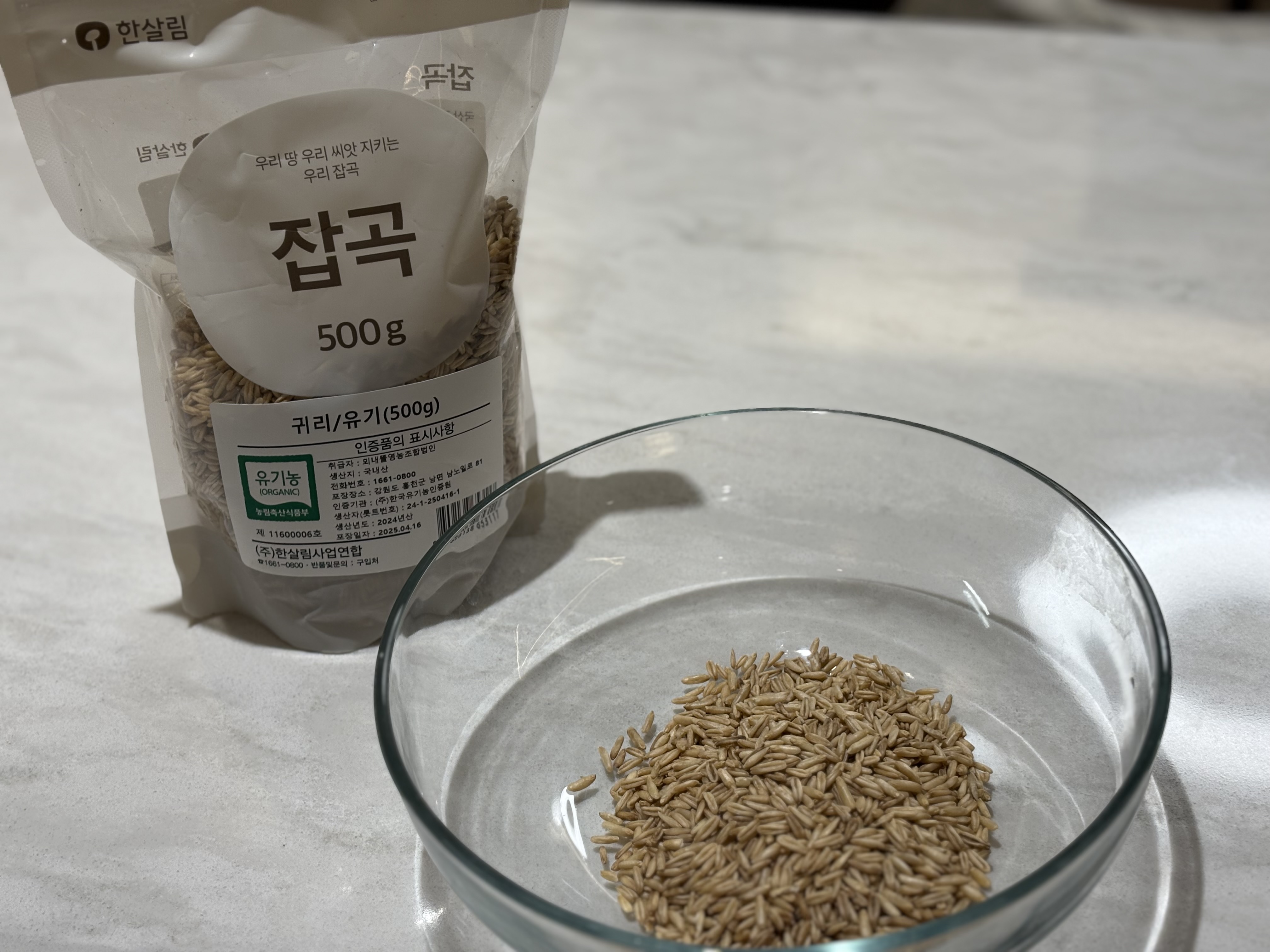 귀리 버섯 샐러드