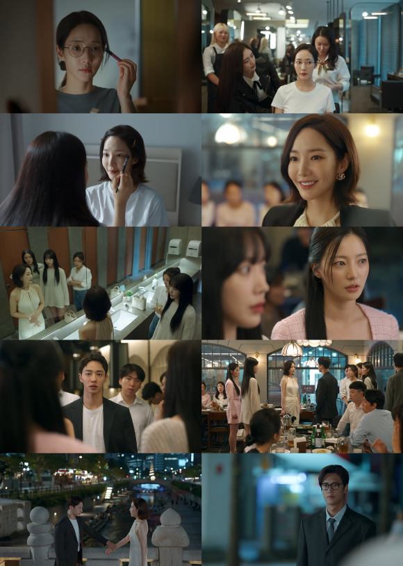 tvN 월화드라마 &#39;내 남편과 결혼해줘&#39;가 8일 3회에서 자체 최고 시청률을 경신했다. 박민영은 3회에서 &#39;메이크오버&#39;를 통한 180도 파격 변신으로 통쾌한 복수를 선사했다. [사진=tvN &lt;내 남편과 결혼해줘&gt; 영상 캡처]