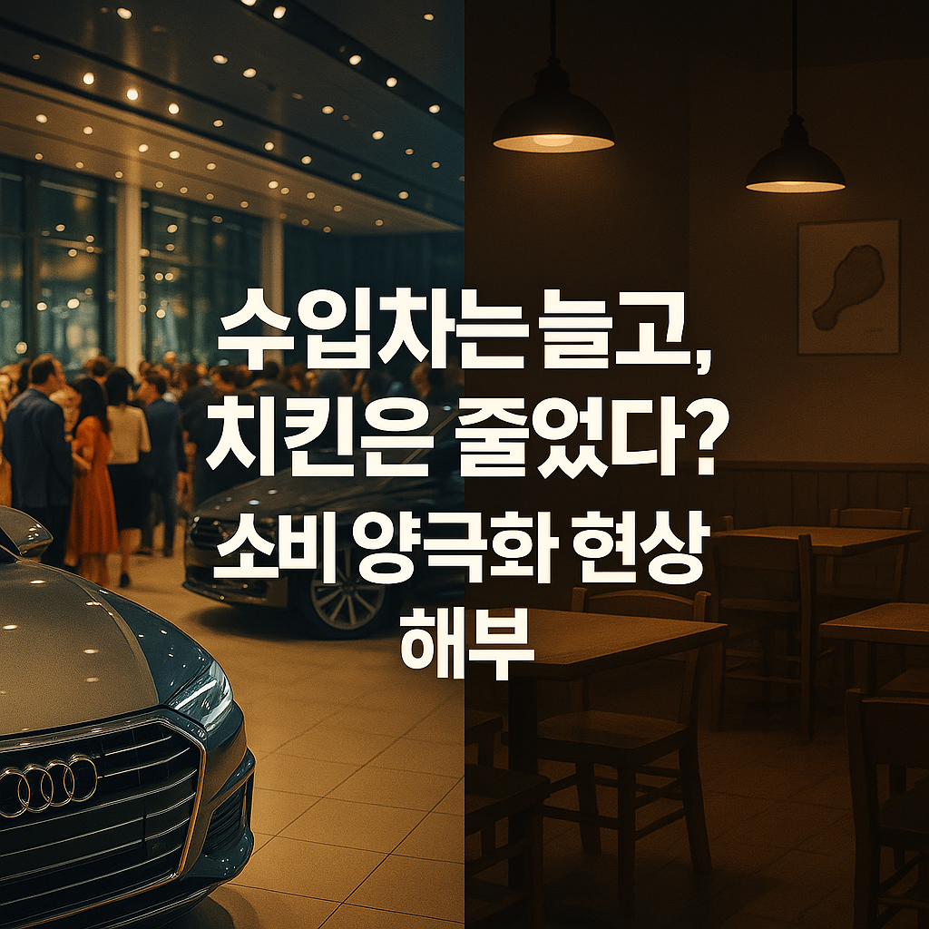 수입차는 늘고, 치킨은 줄었다? 소비 양극화 현상 해부