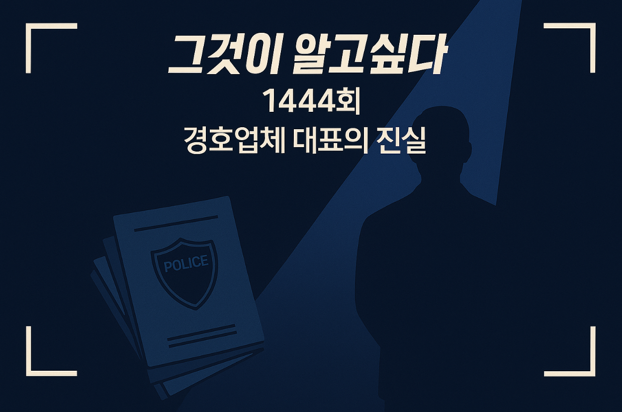 그것이 알고싶다 1444회,그것이 알고싶다 경호업체,그알 대표 사건,경호업체 성범죄,진실,박씨 진술,허대표 구속