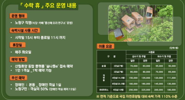 노원구 수락휴 예약