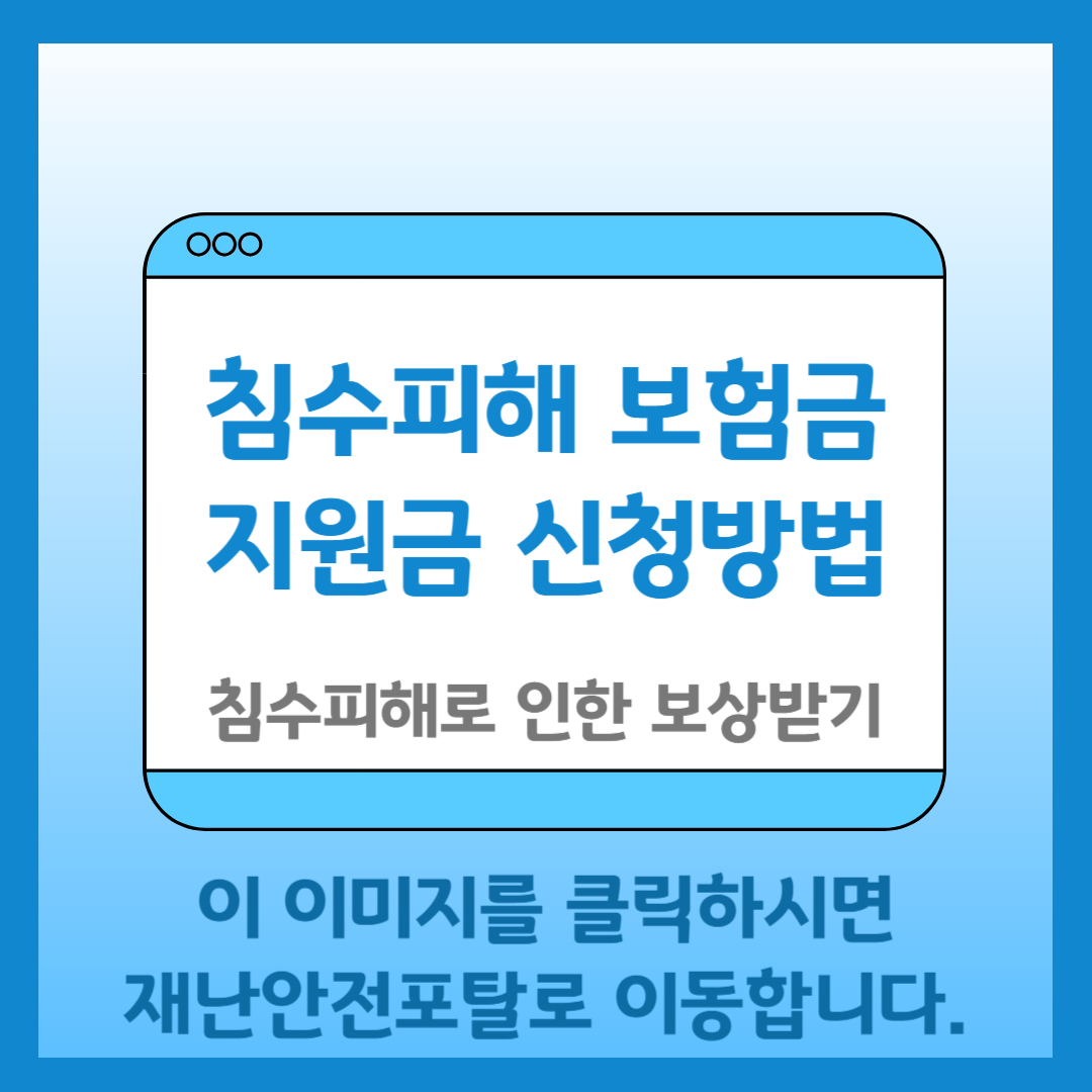 국가재난안전포탈 바로가기