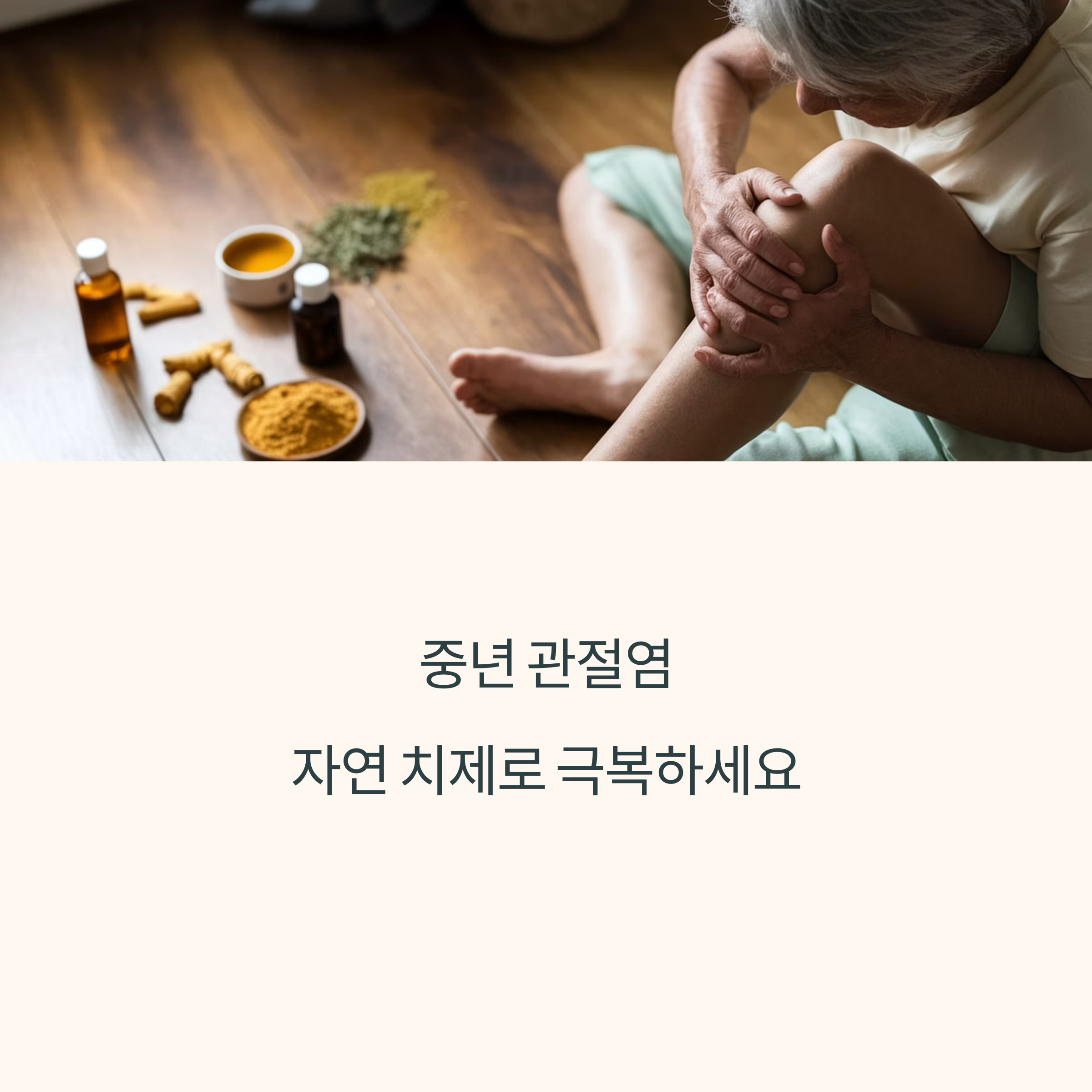 관절염에 좋은 천연 치료제
