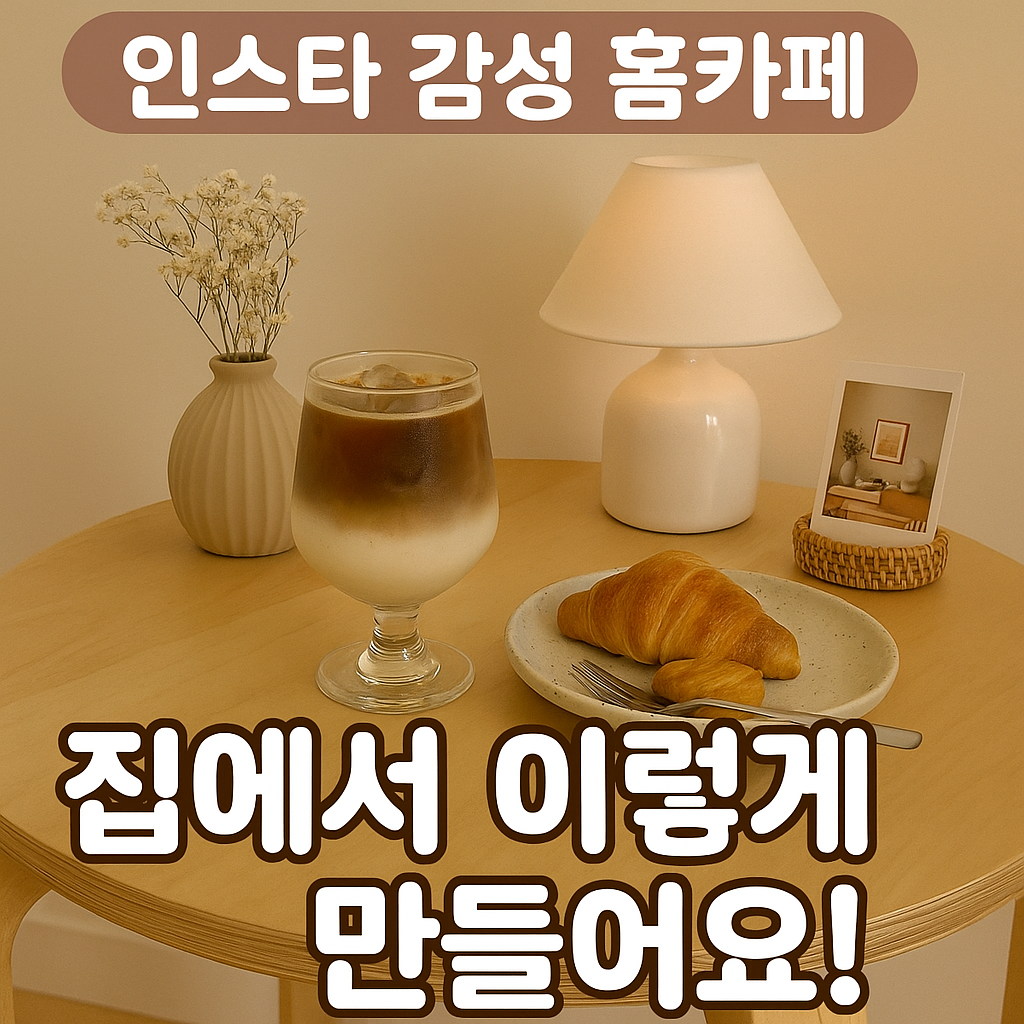 인스타 감성 홈카페