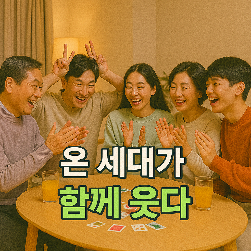 남녀노소 5명이 함께 즐기기 좋은 게임/놀이