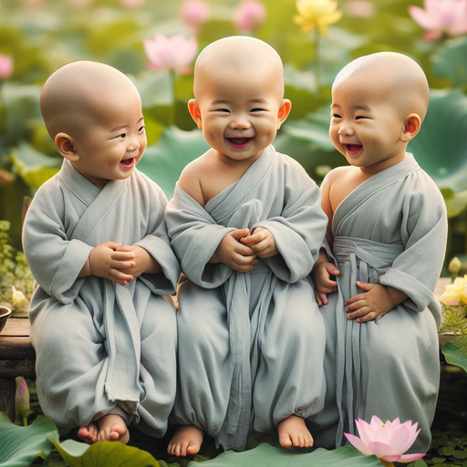 부천님 오신 날 동자승 이미지