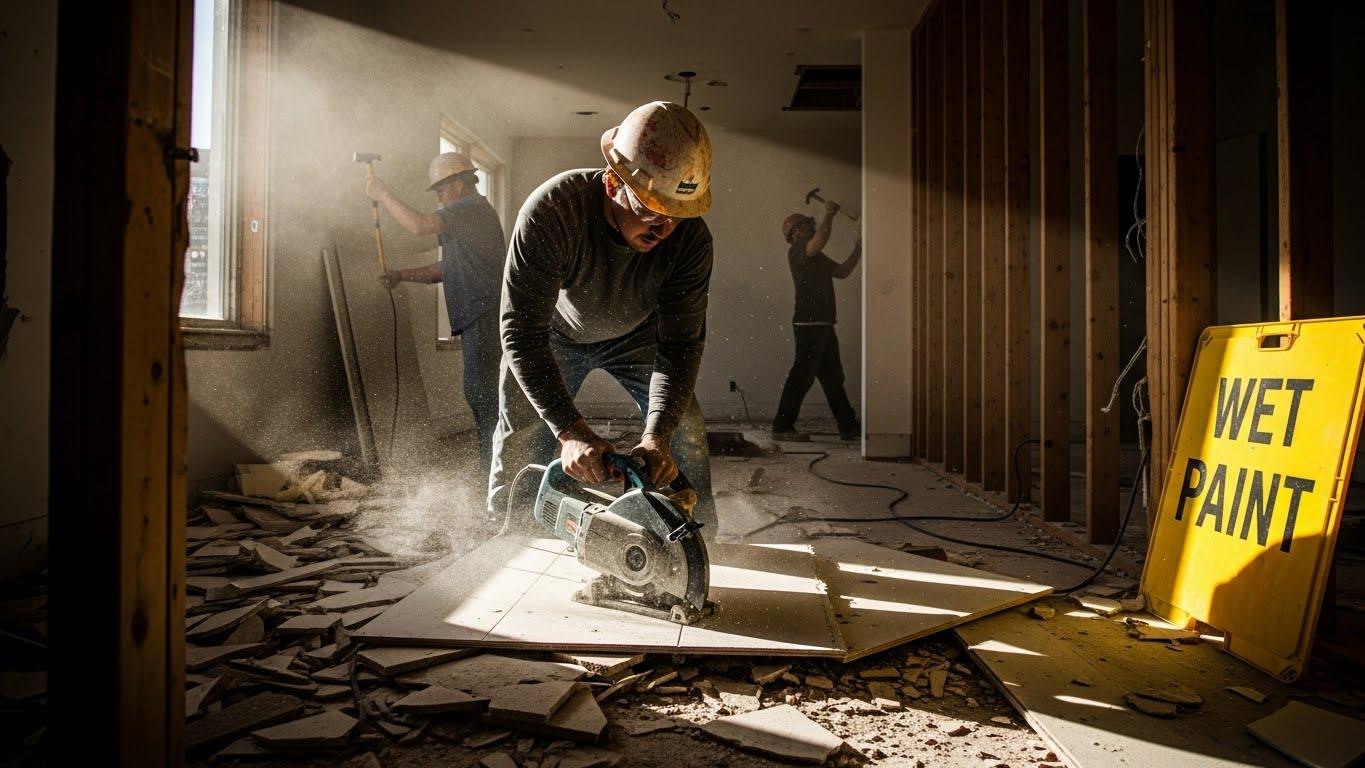 인테리어 공사 주말 소음 신고