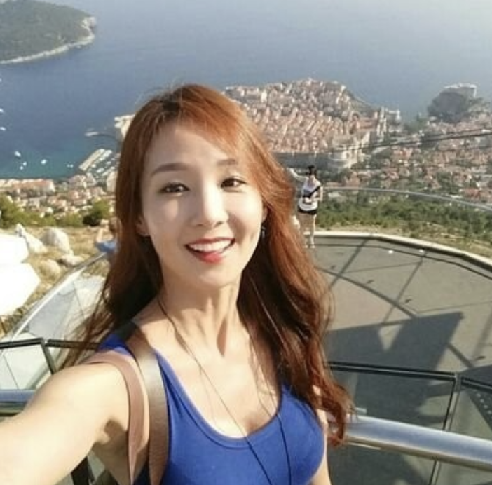 오정연 여행 셀카
