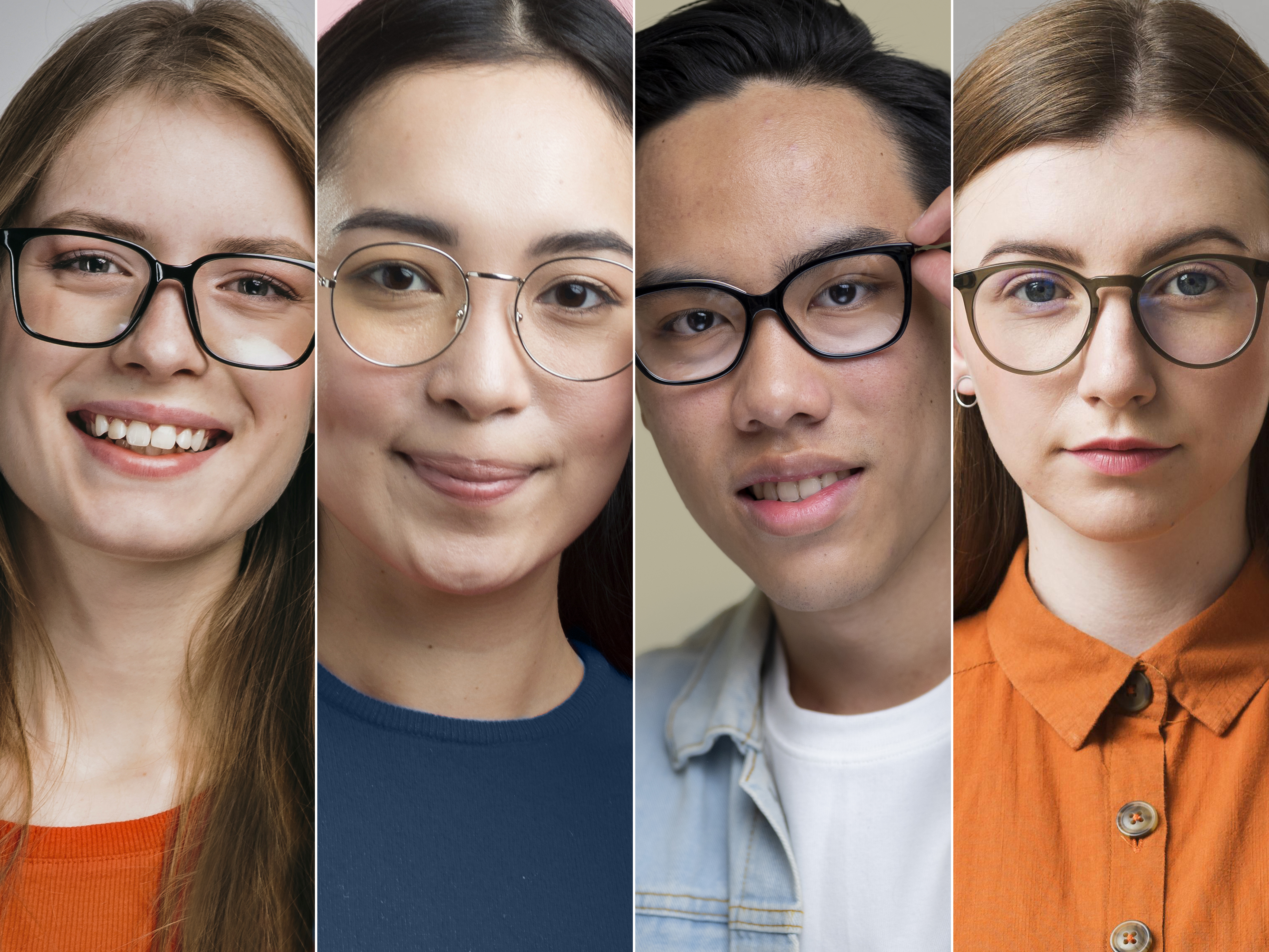 여러 인종의 사람들,<a href="https://kr.freepik.com/free-photo/people-with-glasses-composition_38624055.htm#fromView=search&page=6&position=31&uuid=d6325d75-420a-4c4f-b14a-4fe5220b0942&query=abcc11+%EC%9C%A0%EC%A0%84%EC%9E%90+%EC%9D%B8%EC%A2%85%EB%B9%84%EA%B5%90">출처 freepik</a>