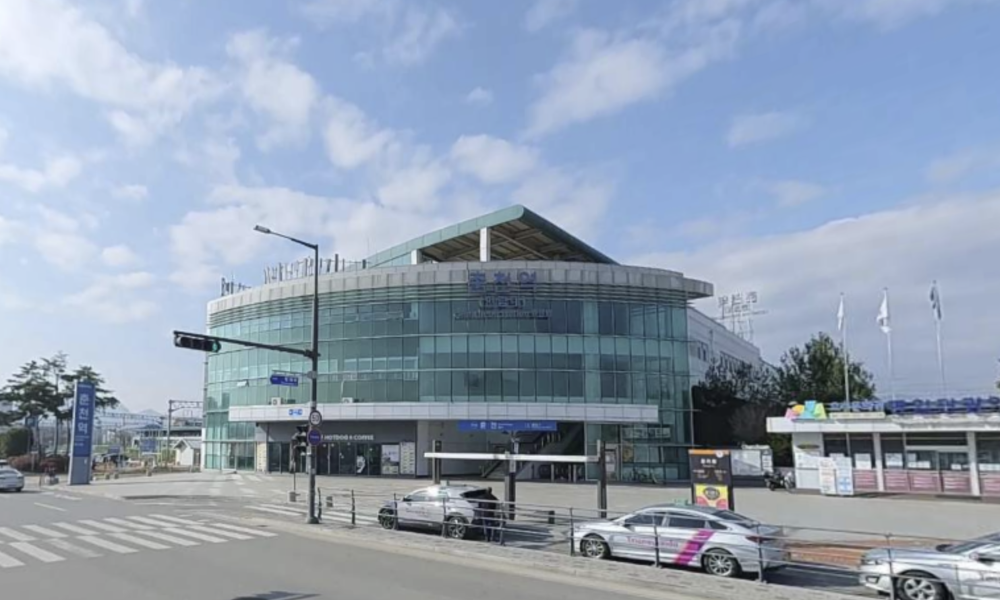 춘천역 역사 전경