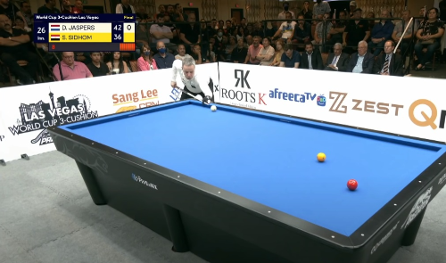 딕 야스퍼스 라스베가스 세계 쓰리쿠션 당구 월드컵 우승