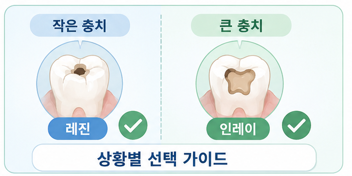 상황별 선택 가이드 &mdash; 나에게 맞는 치료는?