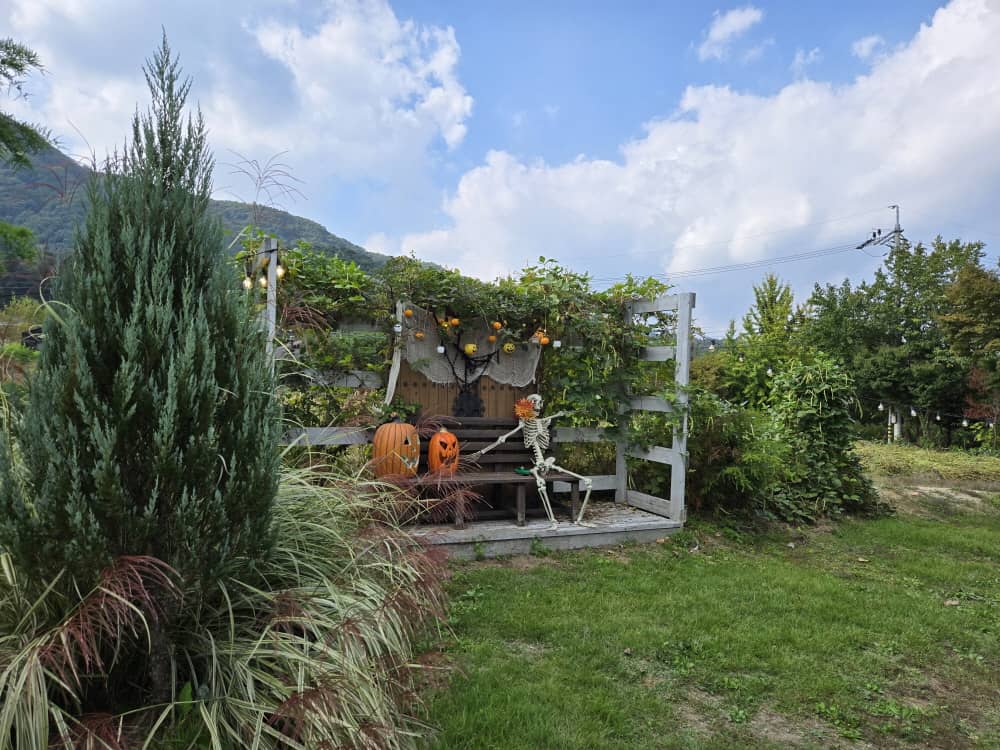 가평 고요재 정원