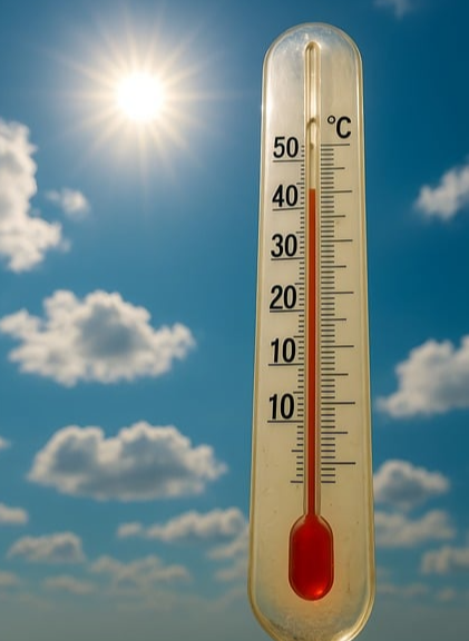 폭염 온도계