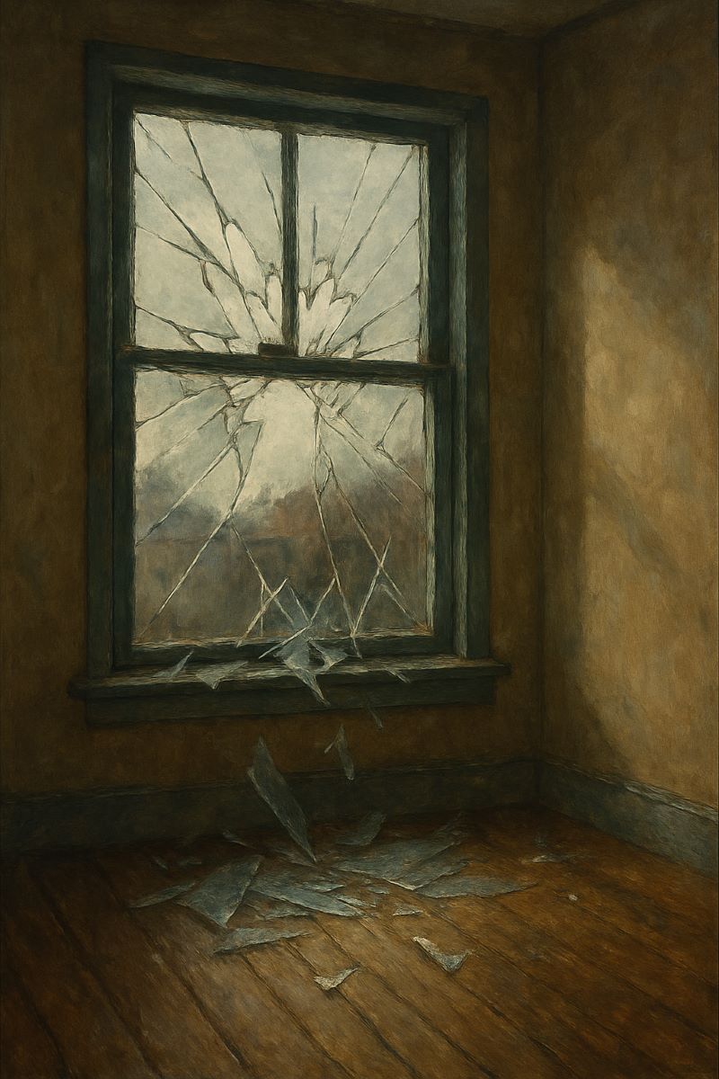 유리 깨지는 꿈, 불안정한 관계 신호?