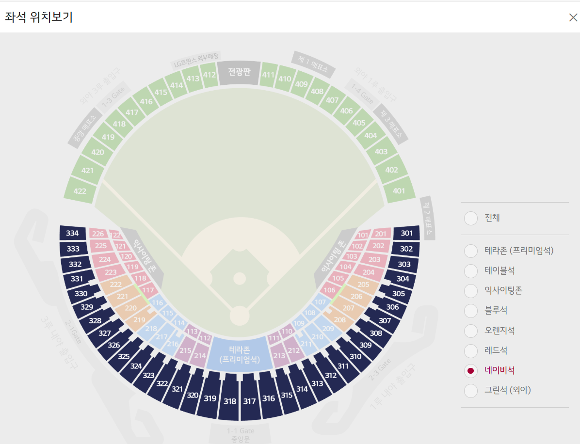 잠실야구장, LG 트윈스, 원정팀 응원석, 홈팀 응원석, 레드석, 네이비석, 외야석, 테이블석, 응원 명당, 야구 예매 팁, 응원 문화, LG 트윈스 팬, 원정팀 팬