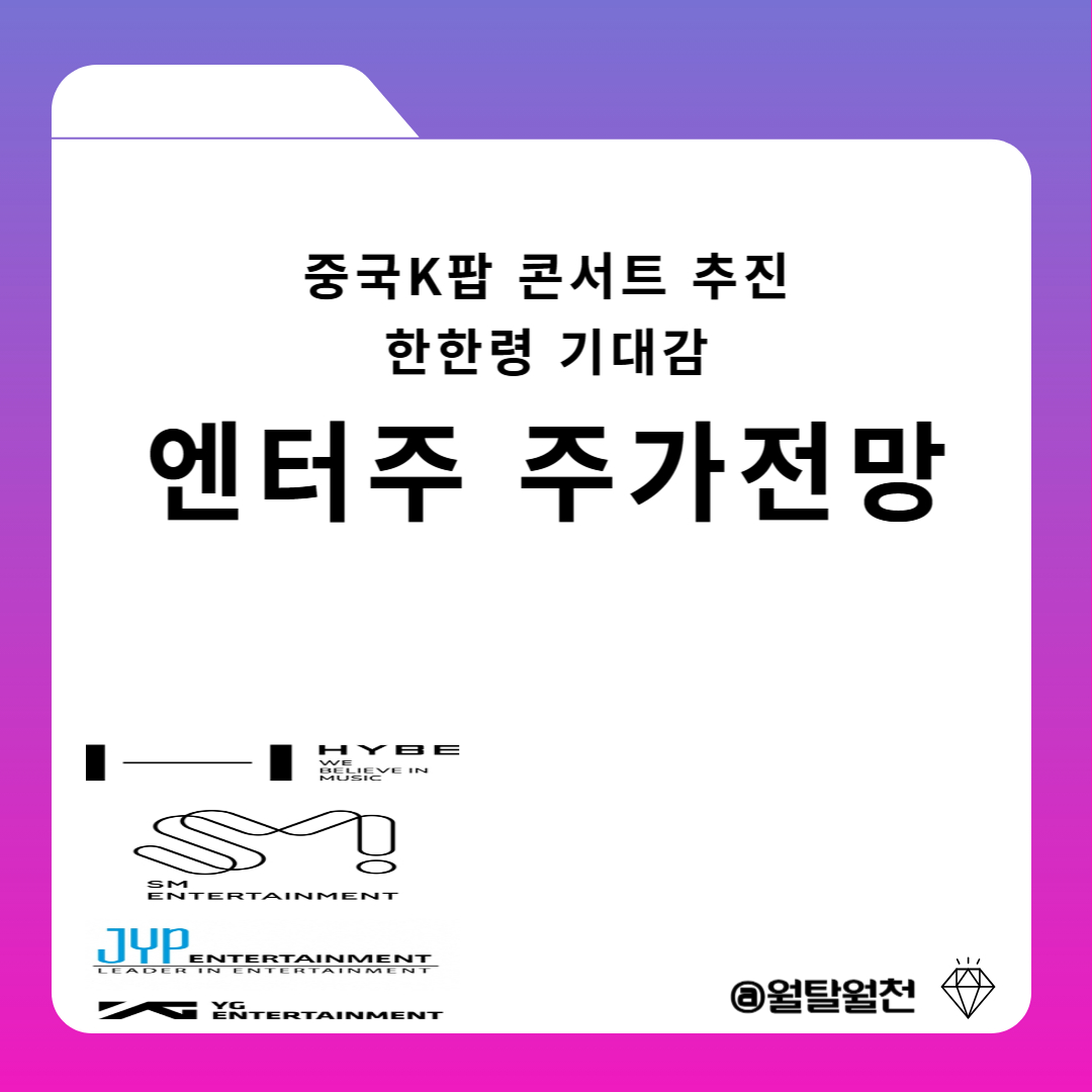 엔터주 주가전망