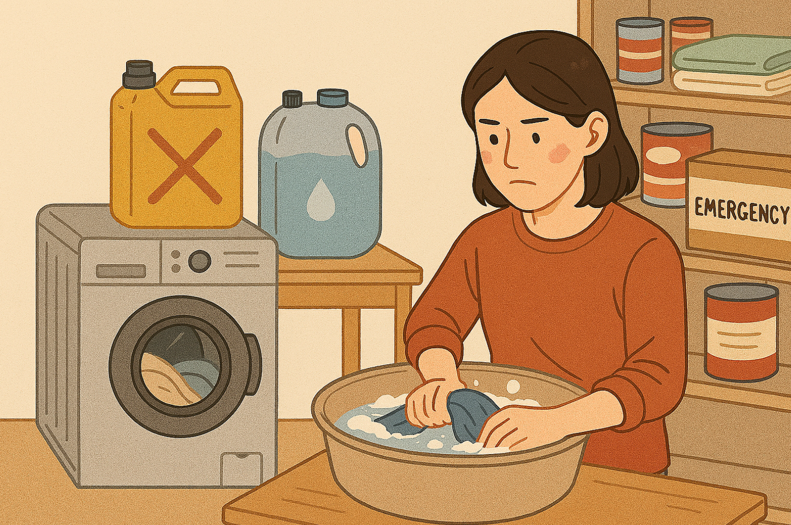 비상시 세탁 솔루션