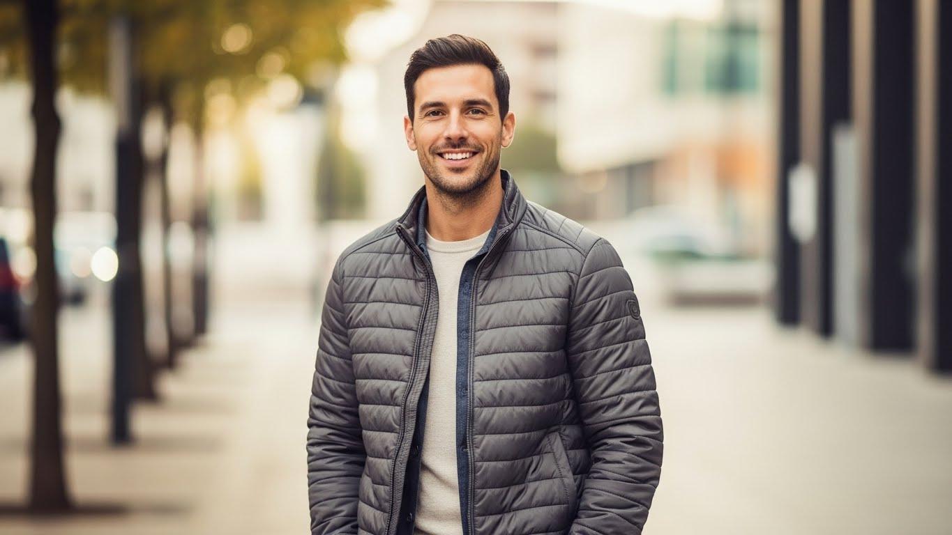 코오롱 경량패딩 남성