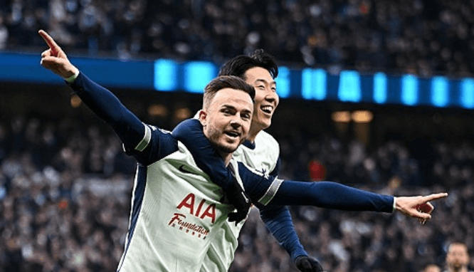 토트텀 매디슨 결승골 손흥민의 키 패스 토트넘 승리