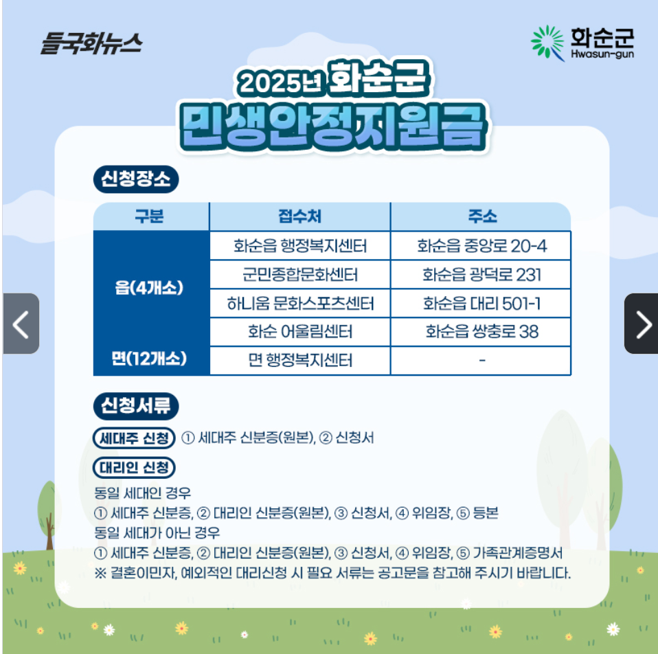 화순군 추석 민생안정지원금 10만원 총정리 &mdash; 대상&middot;기준일(731)&middot;신청기간(922~1031)&middot;지급방법(화순사랑상품권)