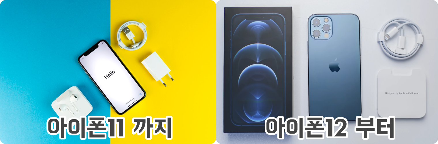 아이폰11-구성품과-아이폰12의-구성품