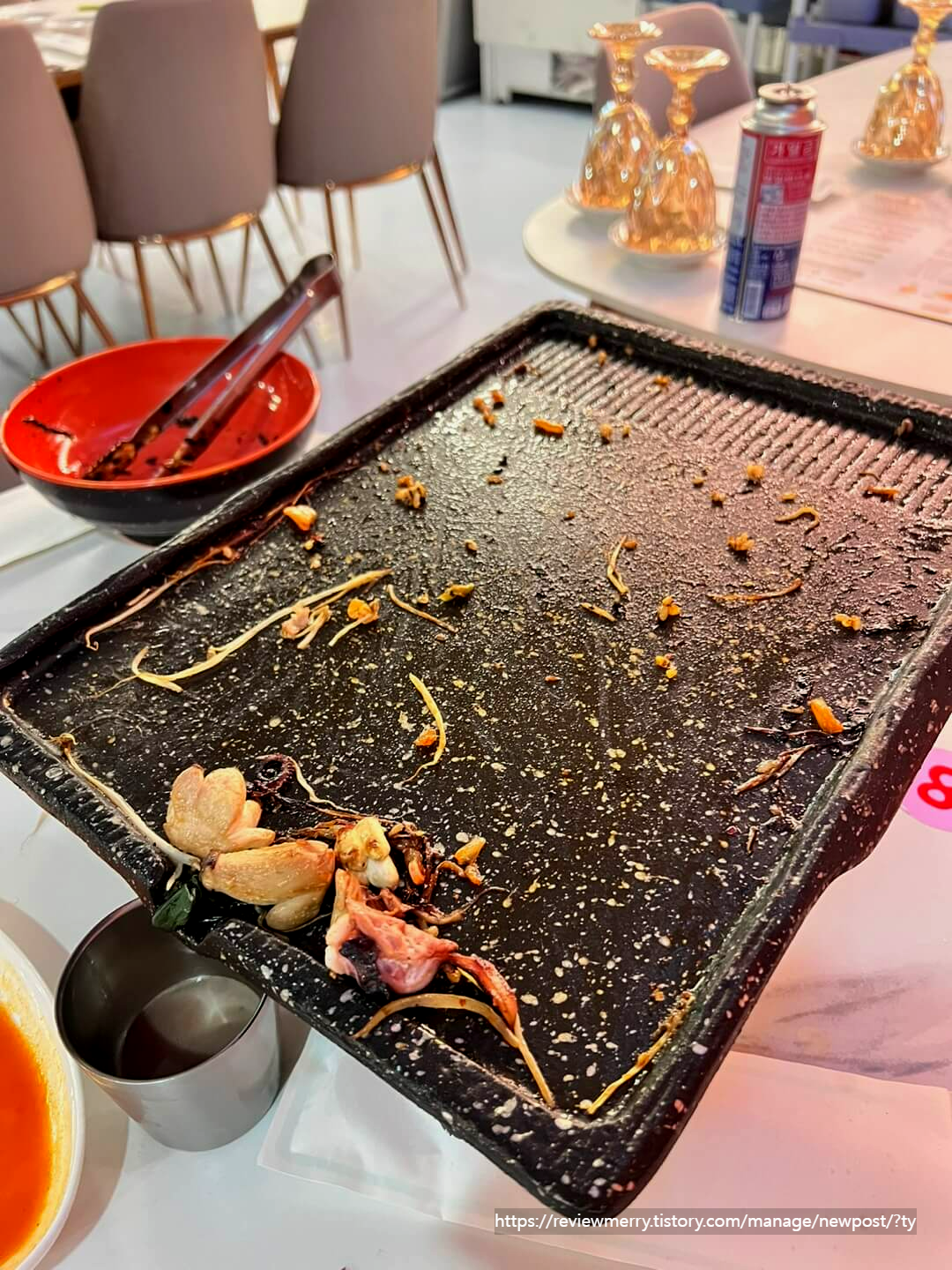 다먹은 삼합 사진