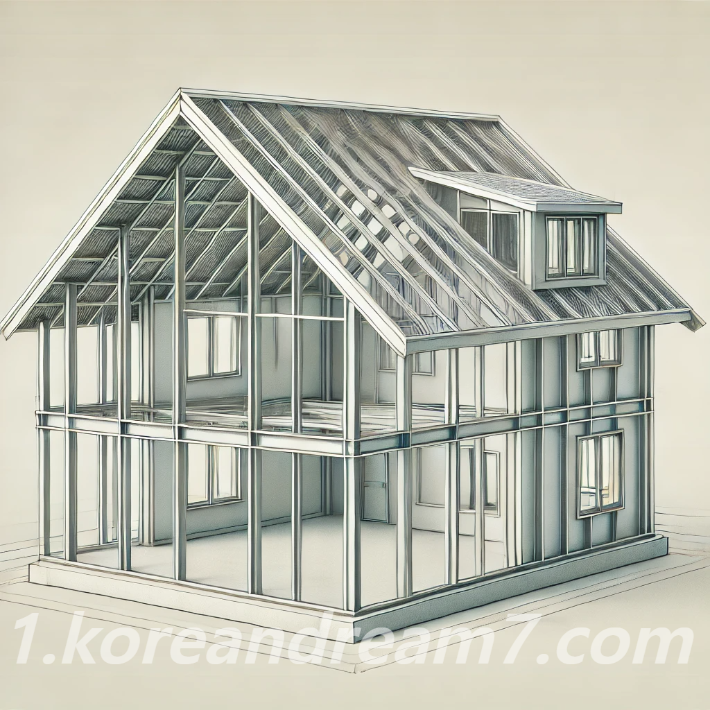 경량철골주택 건축과정과 5가지 장점
