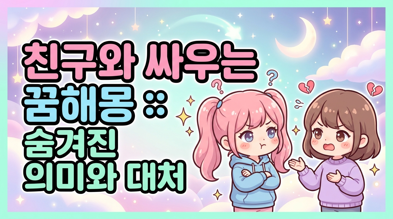 친구와 싸우는 꿈