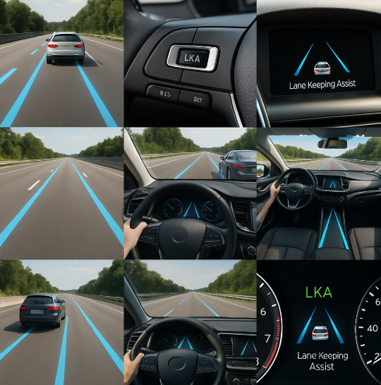 LKA(Lane Keeping Assist) 시스템 사진