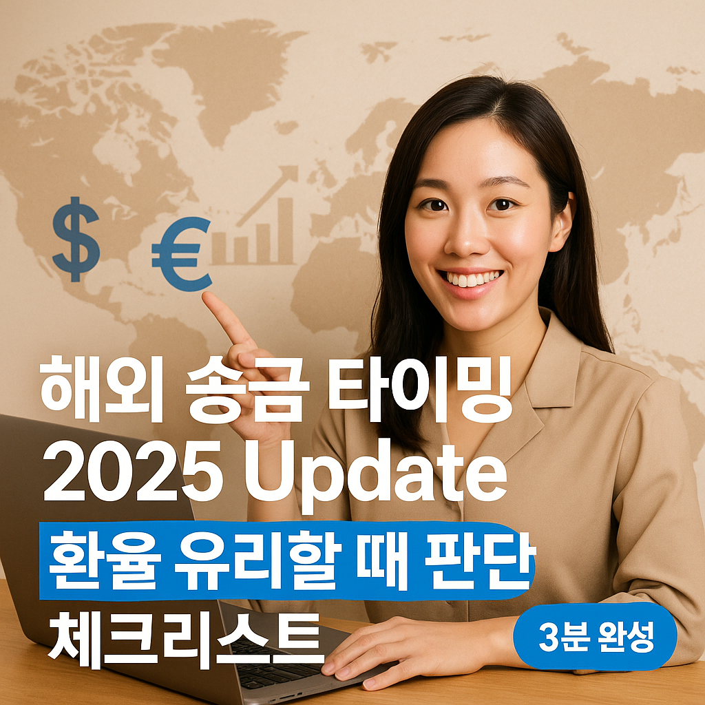 해외 송금 타이밍 2025 Update 환율 유리할 때 판단 체크리스트