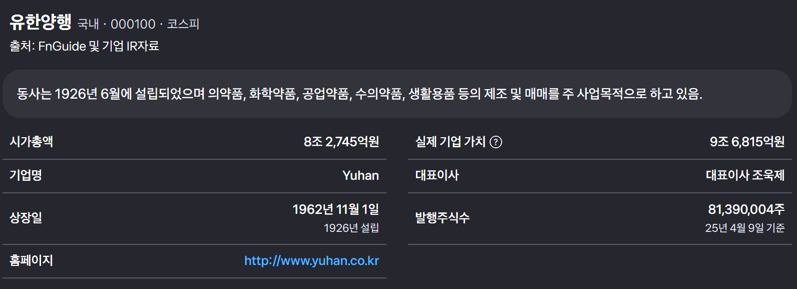 1. 기업 선택 및 사업 모델 분석 설정 흐름 이미지